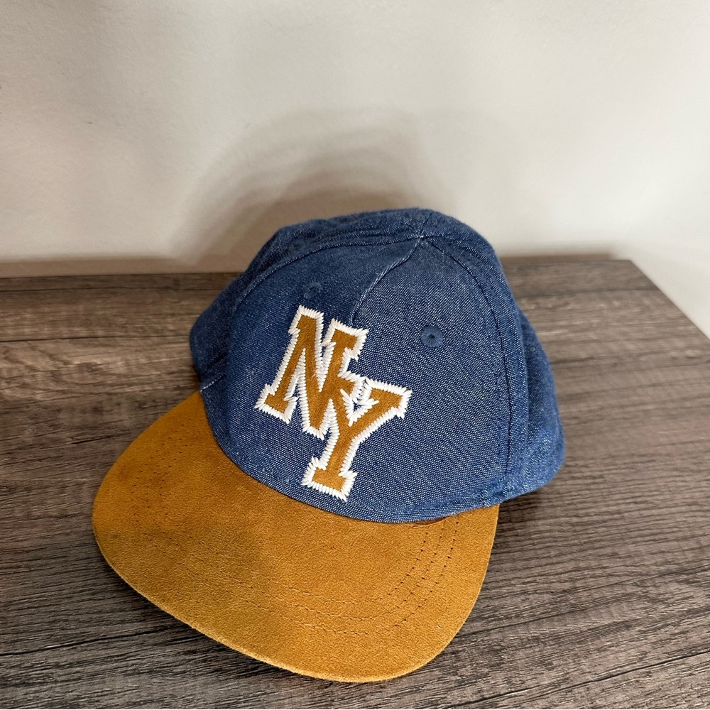 H&M NY Denim Tan Toddler Hat